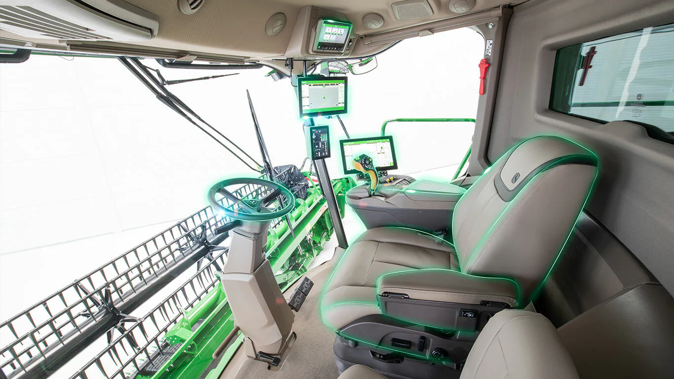 john deere T6 800 interior